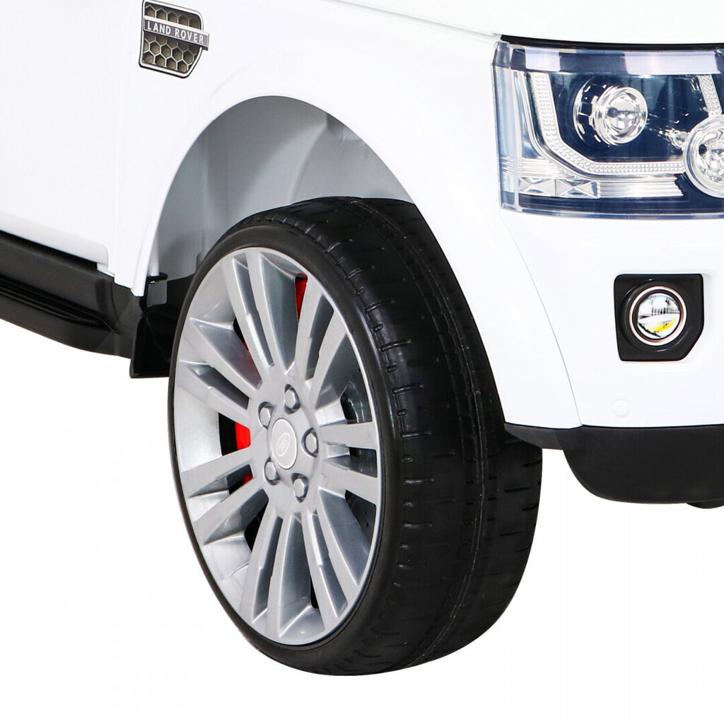 Land Rover Discovery ühekohaline elektriauto, valge hind ja info | Laste elektriautod | kaup24.ee