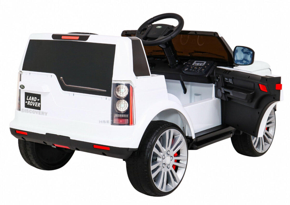 Land Rover Discovery ühekohaline elektriauto, valge hind ja info | Laste elektriautod | kaup24.ee