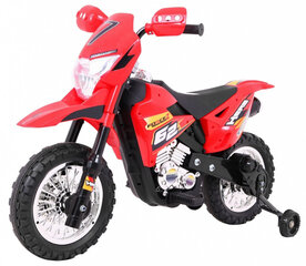 Электрический мотоцикл CROSS, красный цена и информация | Электромобили для детей | kaup24.ee