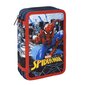 Kolmepoolne pinal Spiderman 43 Tükid, osad Sinine (12 x 19,5 x 6,5 cm) hind ja info | Pinalid | kaup24.ee