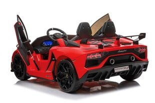 Lamborghini Aventador SX2028 elektriauto, punane hind ja info | Laste elektriautod | kaup24.ee