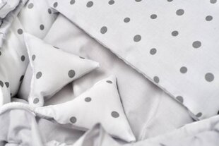 Хлопковый кокон Konfeti, серый цена и информация | Детские подушки, конверты, спальники | kaup24.ee
