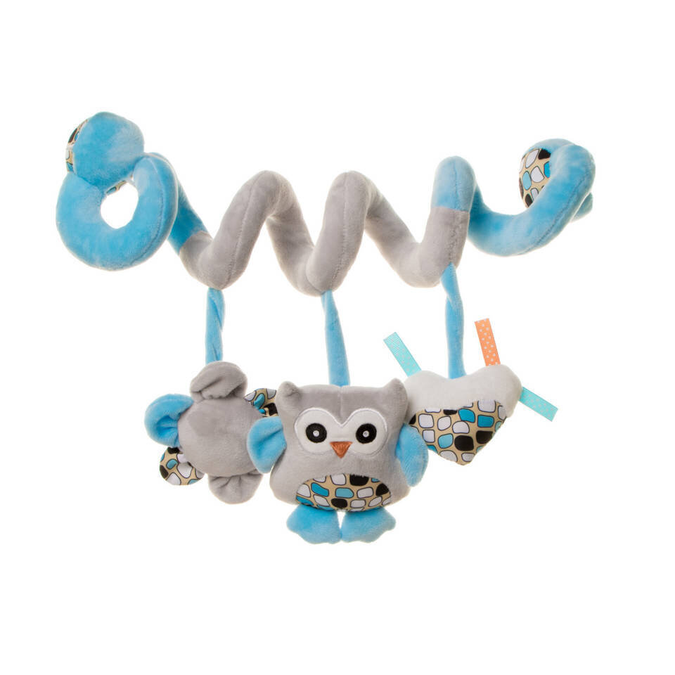 Pehme spiraal - öökull, sinine hind ja info | Imikute mänguasjad | kaup24.ee