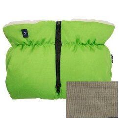 Перчатки для колясок Sleep & Grow, на молнии, зеленые цена и информация | Аксессуары для колясок | kaup24.ee