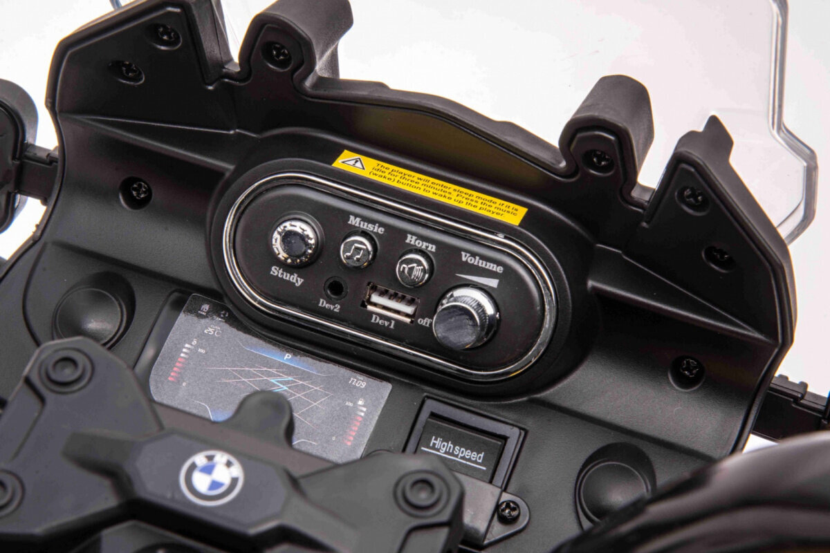 Elektriline mootorratas BMW F850GS, kollane hind ja info | Laste elektriautod | kaup24.ee