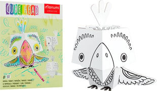 3D книжка-раскраска «Попугай» цена и информация | Развивающие игрушки | kaup24.ee