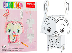 Картонный 3D кролик для раскрашивания цена и информация | Развивающие игрушки | kaup24.ee