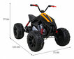 Quad Quad Lucky Seven, must hind ja info | Laste elektriautod | kaup24.ee