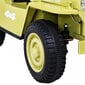 Retro Sõjaline ühekohaline elektriauto, beež hind ja info | Laste elektriautod | kaup24.ee