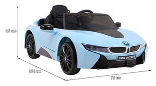 BMW I8 LIFT ühekohaline elektriauto, sinine цена и информация | Электромобили для детей | kaup24.ee
