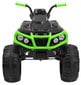 Quad ATV 2, roheline - must hind ja info | Laste elektriautod | kaup24.ee