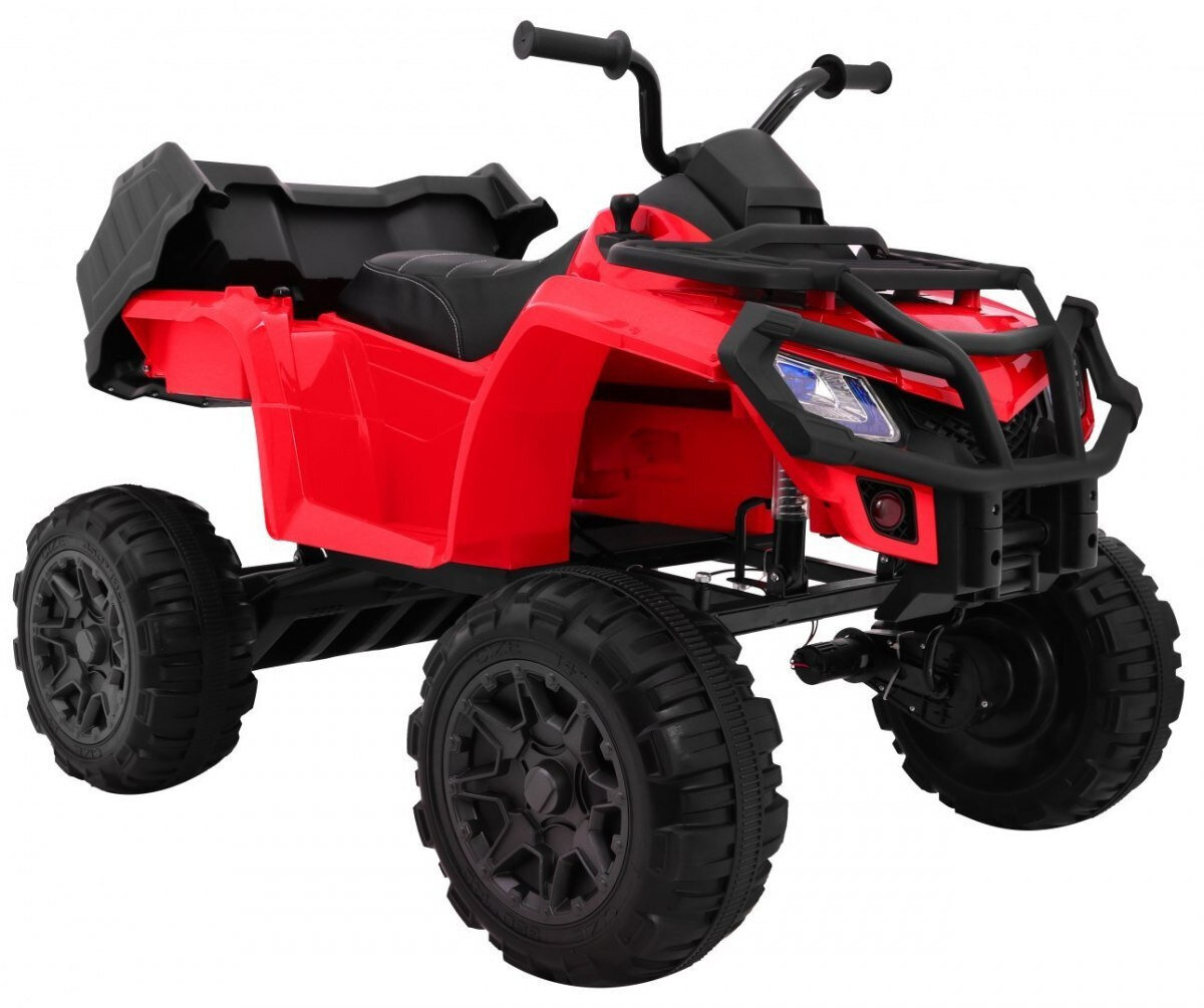 Quad XL ATV koos pagasiriiuliga, punane hind ja info | Laste elektriautod | kaup24.ee