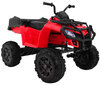 Quad XL ATV koos pagasiriiuliga, punane hind ja info | Laste elektriautod | kaup24.ee