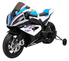 Детский электрический мотоцикл - BMW HP4, белый цена и информация | Электромобили для детей | kaup24.ee