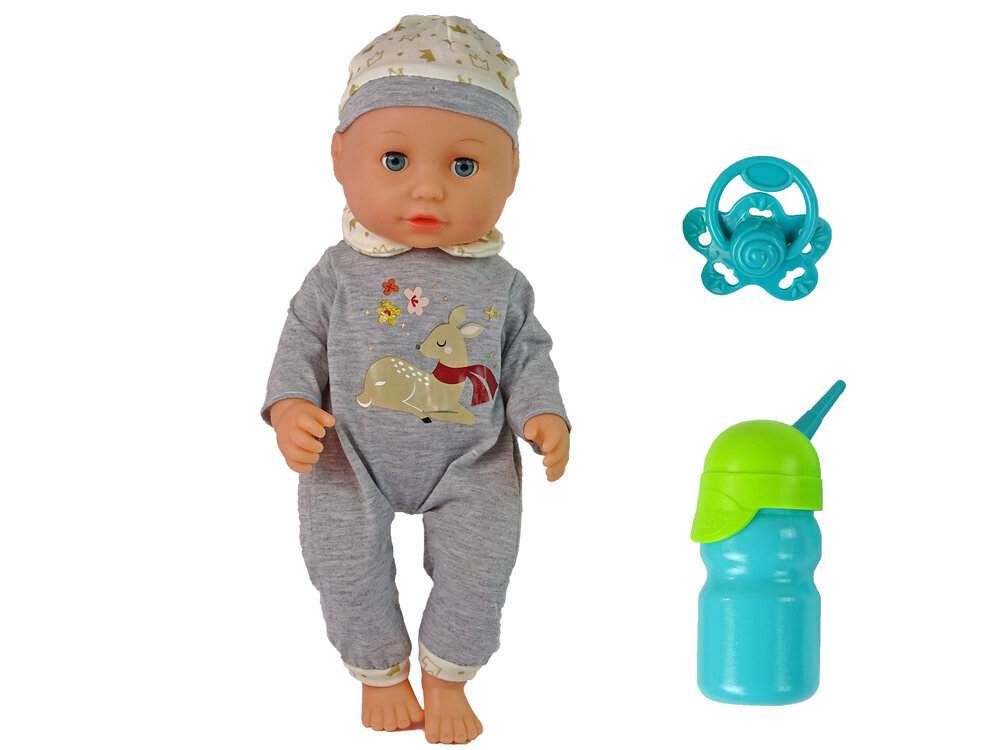 Beebinukk, 38cm, hall цена и информация | Tüdrukute mänguasjad | kaup24.ee
