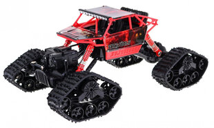 Kaugjuhitav auto vahetatavate ratastega, 1:18, punane hind ja info | Poiste mänguasjad | kaup24.ee
