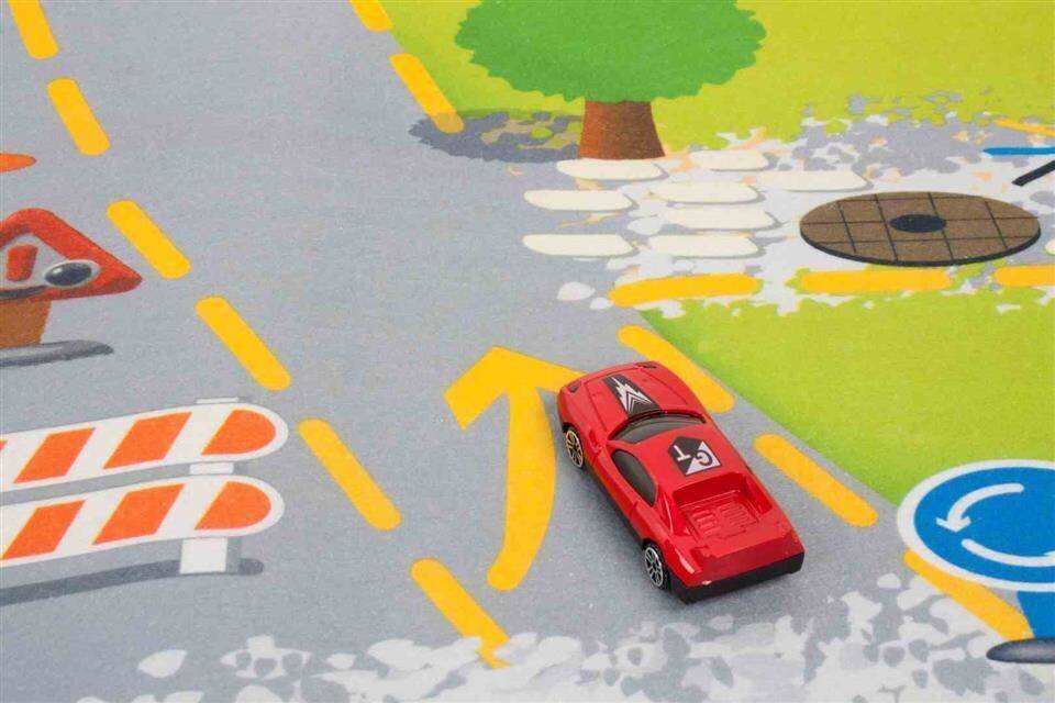 Vaip koos autodega hind ja info | Imikute mänguasjad | kaup24.ee