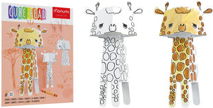 Картонный 3D жираф для раскрашивания цена и информация | Развивающие игрушки | kaup24.ee