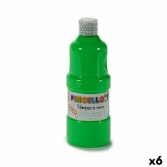 Tempera Neon Roheline 400 ml (6 Ühikut) цена и информация | Принадлежности для рисования, лепки | kaup24.ee