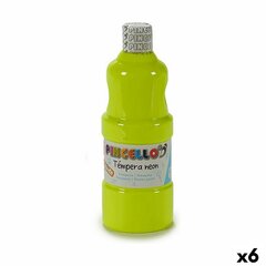 Tempera Neon Kollane 400 ml (6 Ühikut) цена и информация | Принадлежности для рисования, лепки | kaup24.ee
