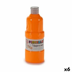Tempera Neon Oranž 400 ml (6 Ühikut) цена и информация | Принадлежности для рисования, лепки | kaup24.ee