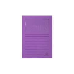 Папка Subfolder Exacompta Forever, фиолетовая, прозрачное окно A4 (100 шт.) цена и информация | Смягчает воду и защищает Вашу посудомоечную машину от извести. | kaup24.ee