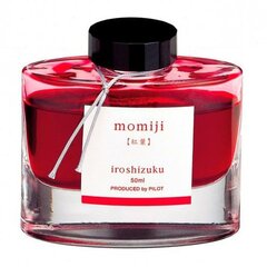 Чернильница Pilot Iroshizuku Momiji Autumn Leaves, красная, 50 мл цена и информация | Письменные принадлежности | kaup24.ee