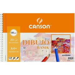 Блокнот Drawing pad Canson Basik, 130 г, 20 листов, 10 шт., спираль (23 x 32.5 см) цена и информация | Тетради и бумажные товары | kaup24.ee