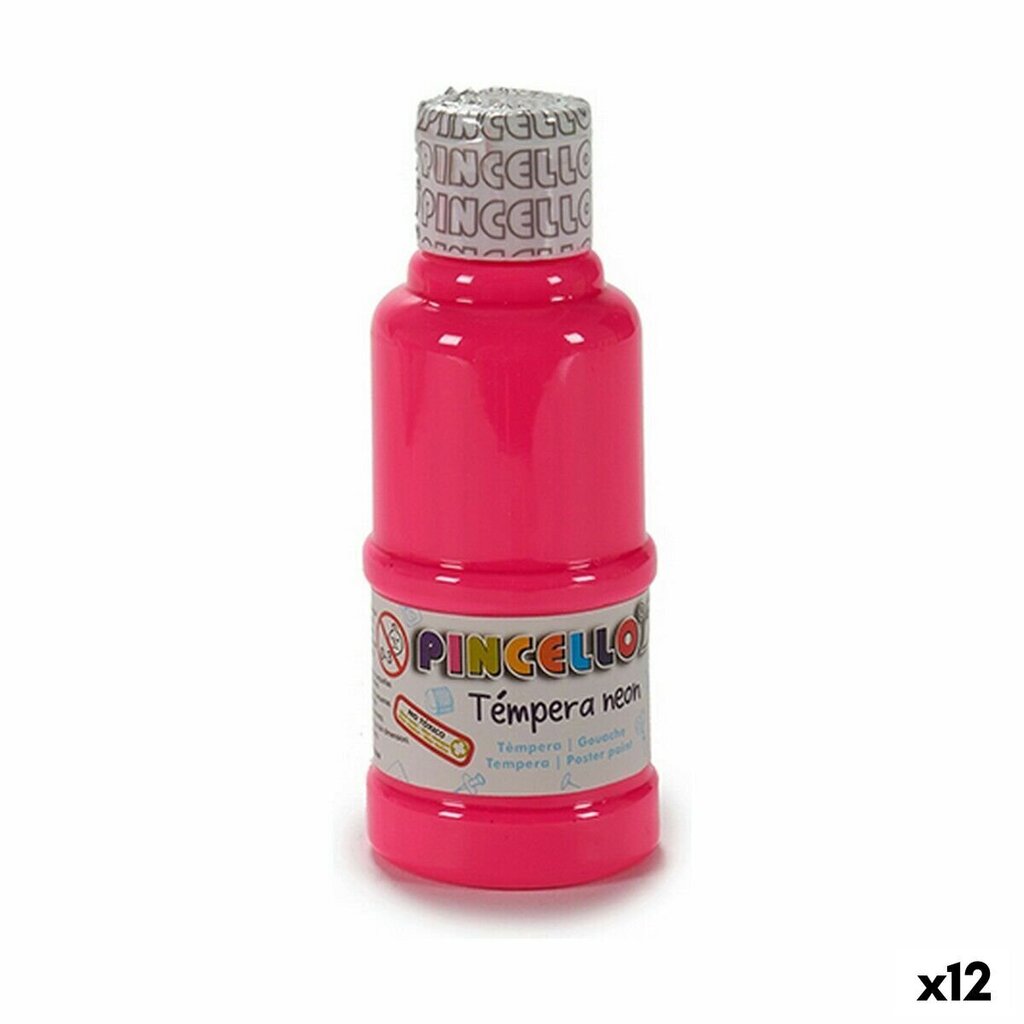 Tempera Neon Roosa 120 ml (12 Ühikut) hind ja info | Kunstitarbed, voolimise tarvikud | kaup24.ee