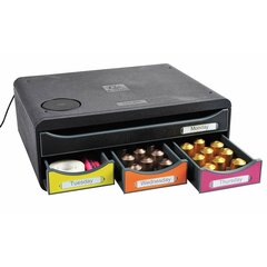 Mitmeotstarbeline Organiseerija Exacompta Toolbox Mini A4 4 sahtlit Must polüstüreen (27 x 35,5 x 13,5 cm) цена и информация | Канцелярские товары | kaup24.ee