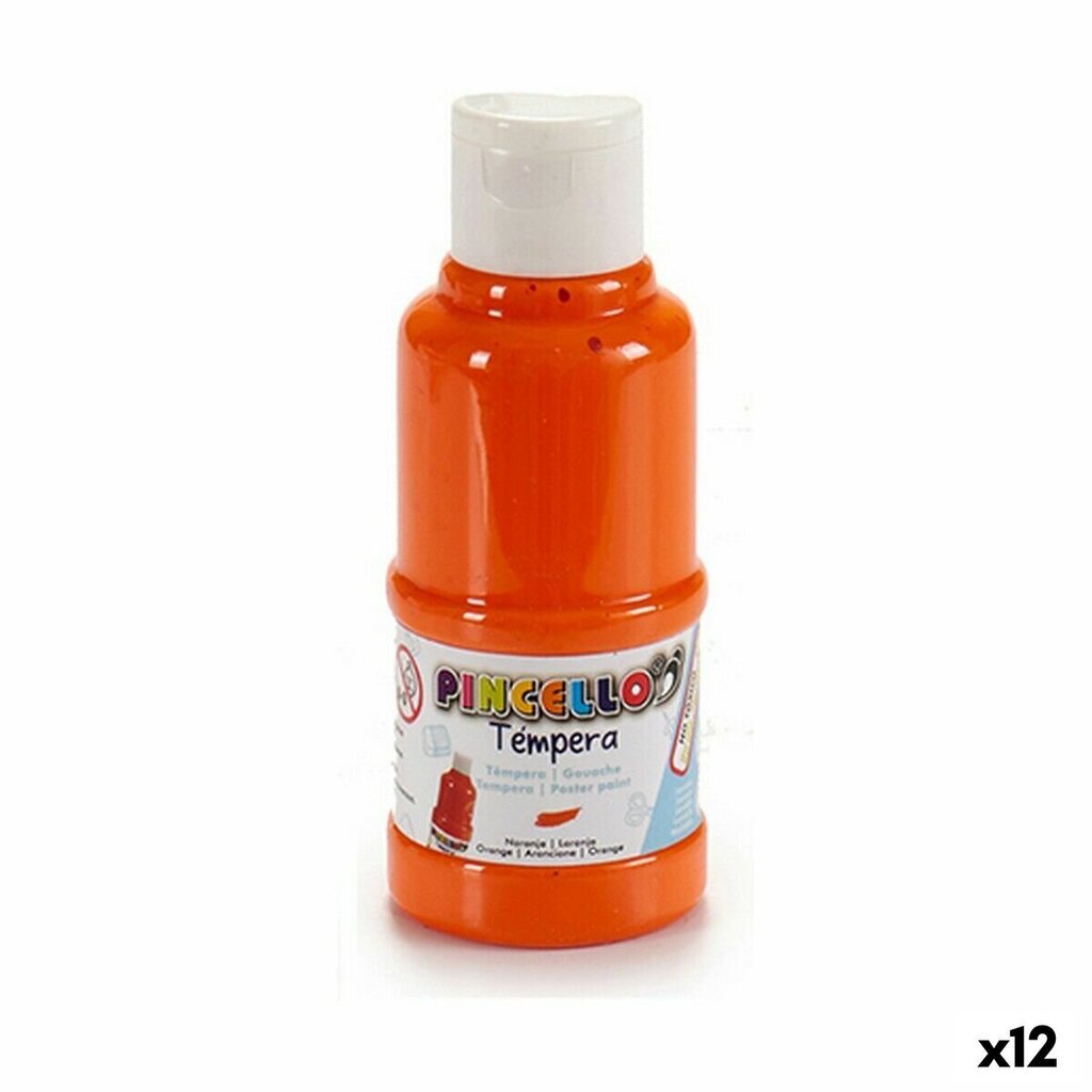 Tempera Oranž (120 ml) (12 Ühikut) hind ja info | Kunstitarbed, voolimise tarvikud | kaup24.ee