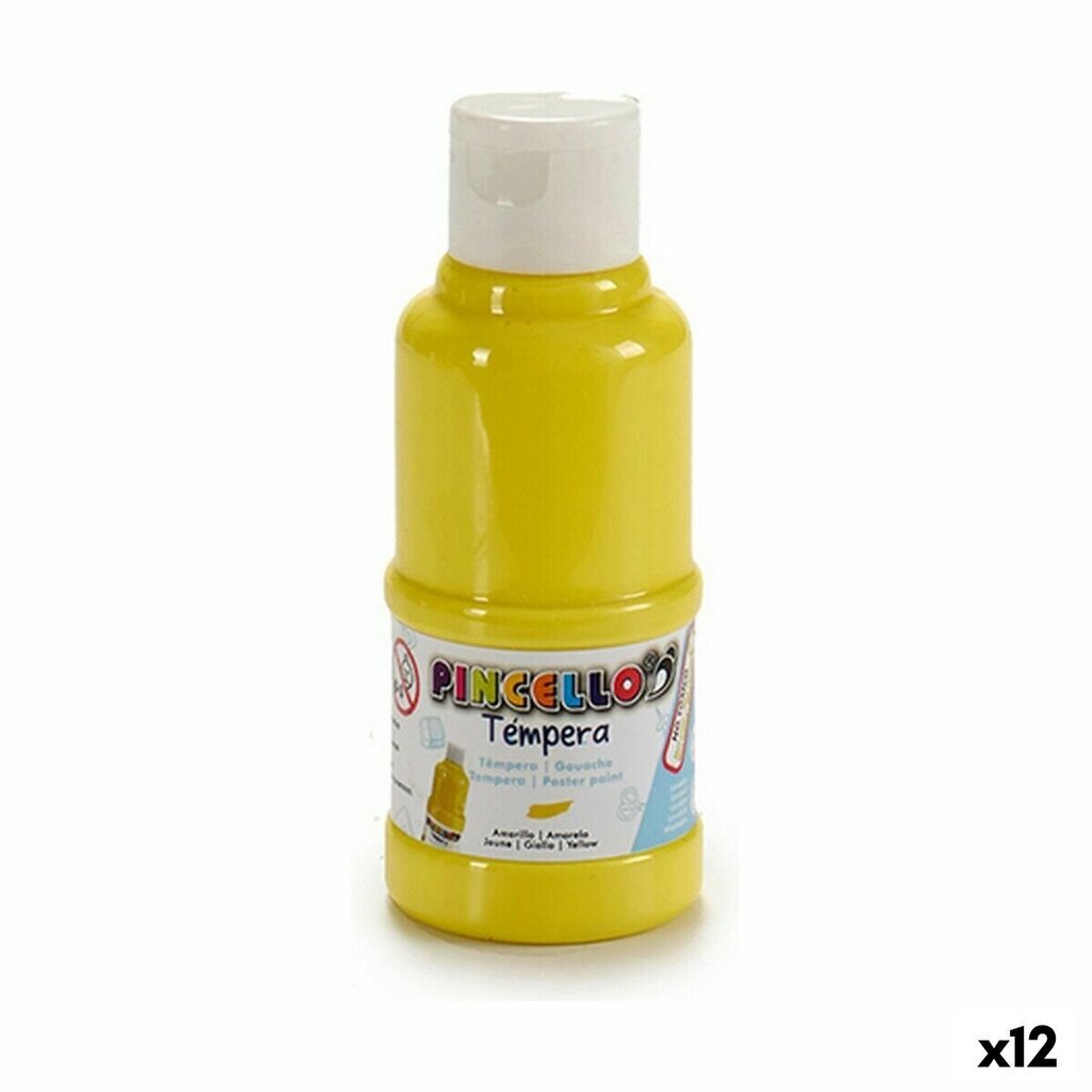 Tempera Kollane (120 ml) (12 Ühikut) цена и информация | Kunstitarbed, voolimise tarvikud | kaup24.ee