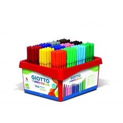 Маркеры Giotto Turbo Color Schoolpack, 144 шт цена и информация | Принадлежности для рисования, лепки | kaup24.ee