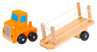 Деревянный грузовик с блоками цена и информация | Игрушки для малышей | kaup24.ee