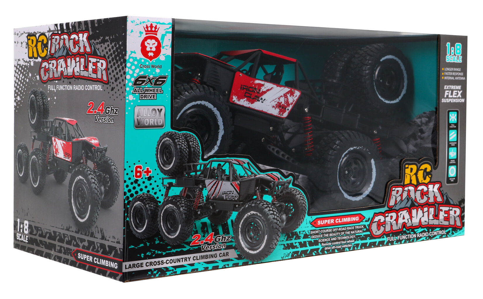 ROCK Crawler kaugjuhitav maastur hind ja info | Poiste mänguasjad | kaup24.ee