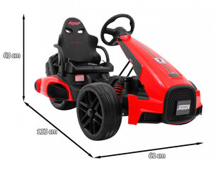 Elektrokart Bolide XR-1, punane hind ja info | Laste elektriautod | kaup24.ee