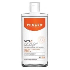 Мицеллярная вода Mincer Pharma Vita C Infusion No.611 500 мл цена и информация | Аппараты для ухода за лицом | kaup24.ee