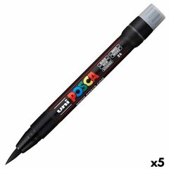 Маркер POSCA PCF-350, чёрный, 5 шт. цена и информация | Принадлежности для рисования, лепки | kaup24.ee