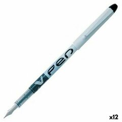 Перо для каллиграфии Pilot V Pen, одноразовое, чёрное, 0.4 мм, 12 шт. цена и информация | Письменные принадлежности | kaup24.ee