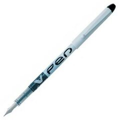 Перо для каллиграфии Pilot V Pen, одноразовое, чёрное, 0.4 мм, 12 шт. цена и информация | Письменные принадлежности | kaup24.ee