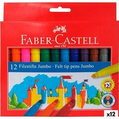 Viltpliiatsite komplekt Faber-Castell Jumbo Märki 12 Ühikut hind ja info | Kunstitarbed, voolimise tarvikud | kaup24.ee