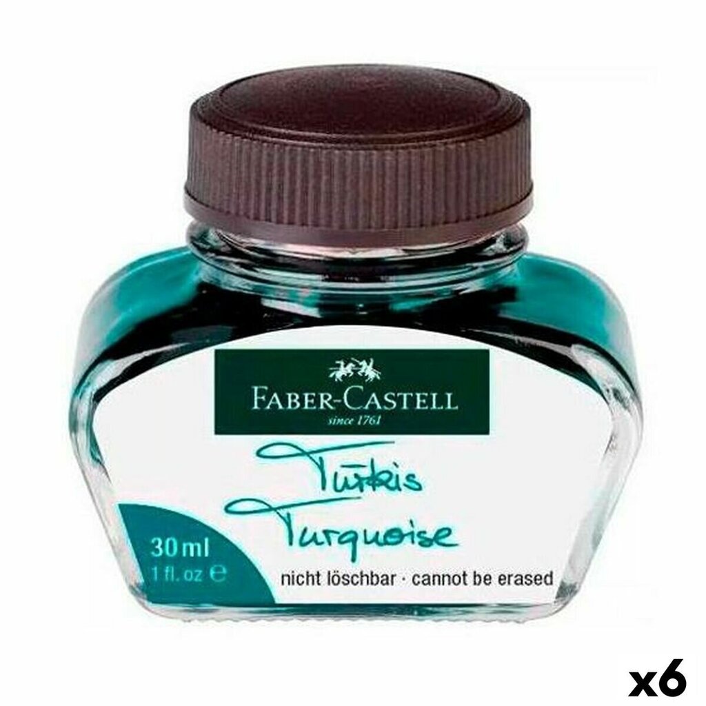 Tindipott Faber-Castell Türkiissinine 30 ml (6 Ühikut) цена и информация | Kirjutusvahendid | kaup24.ee