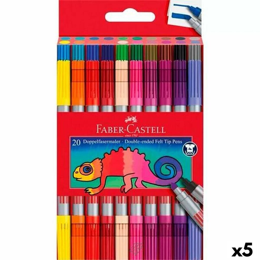 Viltpliiatsite komplekt Faber-Castell Märki 5 Ühikut hind ja info | Kunstitarbed, voolimise tarvikud | kaup24.ee