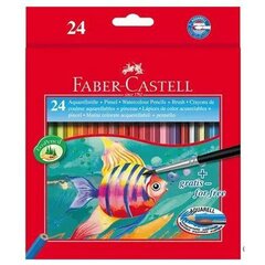 Akvarellpliiatsid Faber-Castell Mitmevärviline (3 Ühikut) hind ja info | Kunstitarbed, voolimise tarvikud | kaup24.ee