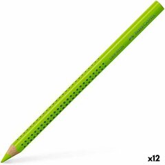 Цветные карандаши Faber-Castell Jumbo, светло-зеленые (12 шт.) цена и информация | Принадлежности для рисования, лепки | kaup24.ee