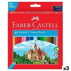 Цветные карандаши Faber-Castell, разноцветные (48 штук) цена и информация | Принадлежности для рисования, лепки | kaup24.ee