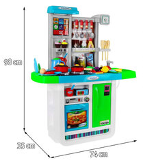 Interaktiivne köök lastele, 98x74x35, sinine hind ja info | Tüdrukute mänguasjad | kaup24.ee