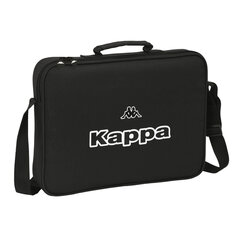 Kooli ranits Kappa Black Must (38 x 28 x 6 cm) цена и информация | Школьные рюкзаки, спортивные сумки | kaup24.ee