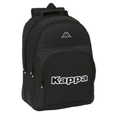 Школьный рюкзак Kappa Black, чёрный, 32 x 42 x 15 cм цена и информация | Kappa Товары для детей и младенцев | kaup24.ee