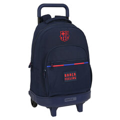 Школьный рюкзак с колесиками F.C. Barcelona цена и информация | Школьные рюкзаки, спортивные сумки | kaup24.ee